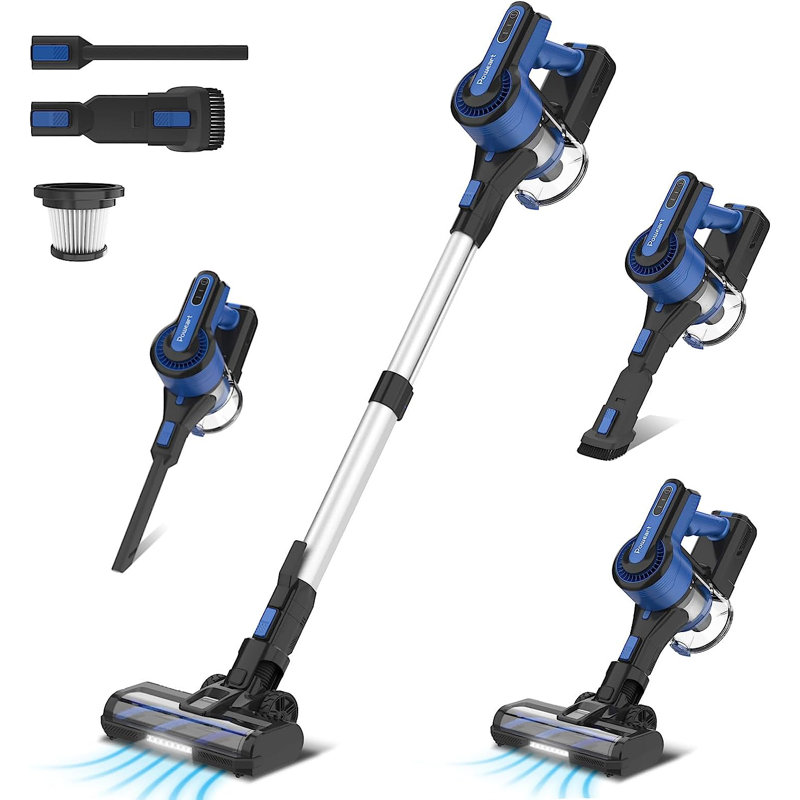 UMLo POWEART Cordless Vacuum Cleaner, 6 in 1 Multifunction Cordless Stick Vacuum Wayfair